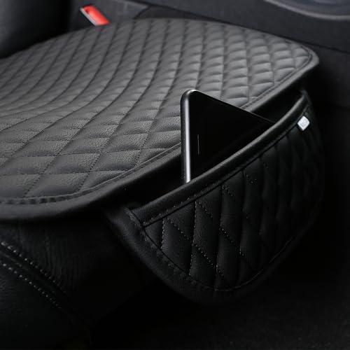 Pu Leather Car Seat Bottom Covers Protectors Include 1 Rear Bench Seat Cover Universal Fit 90% Vehicles