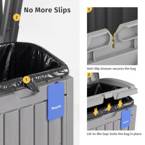 38 Gallon Outdoor Trash Can