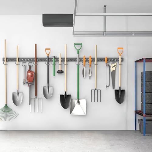 Plastic Wall Mounted Mop and Broom Holder