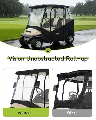 2 Passenger Golf Cart Enclosure for Club Car Precedent Tempo Onward