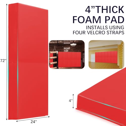 60" 72" High Gym Wall Padding 2"