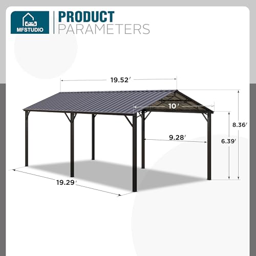 Metal Carport 10x20ft