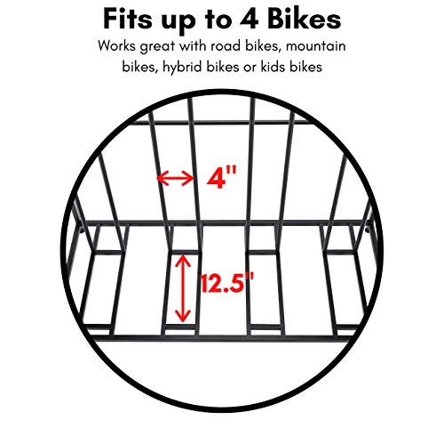 Bike Rack Garage Storage Floor Stand