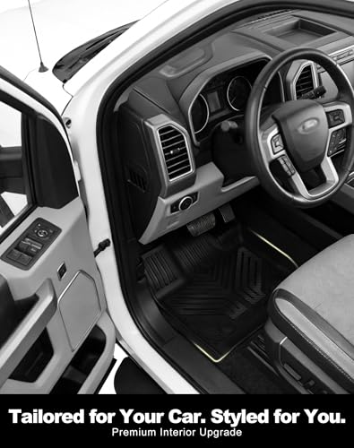 2 Piece Front TPE Floor Mats for Ford F