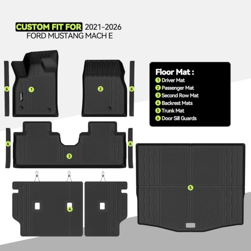 All Weather TPE Floor Mat Set for 2021