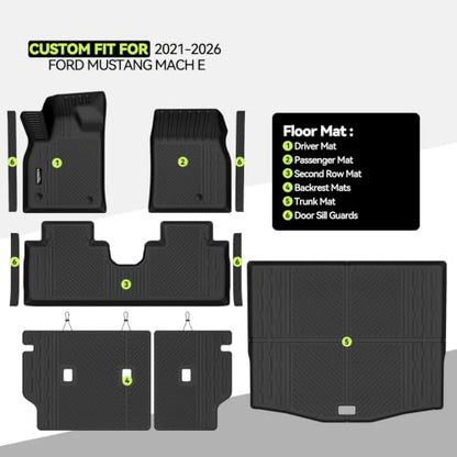 All Weather TPE Floor Mat Set for 2021