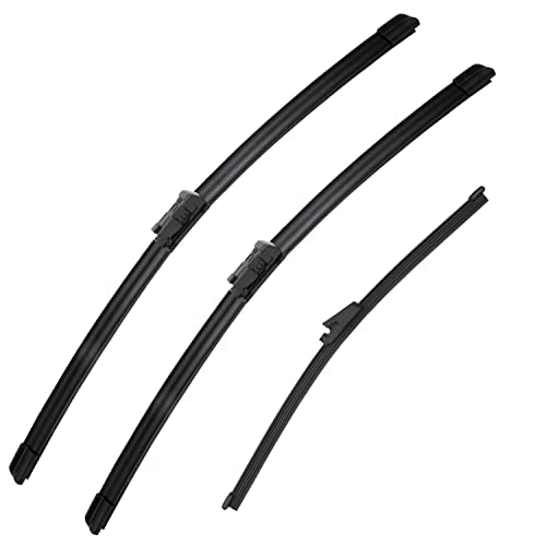 3Pcs Windshield Wipers Blades for Volkswagen Tiguan 2007 (3 Count)