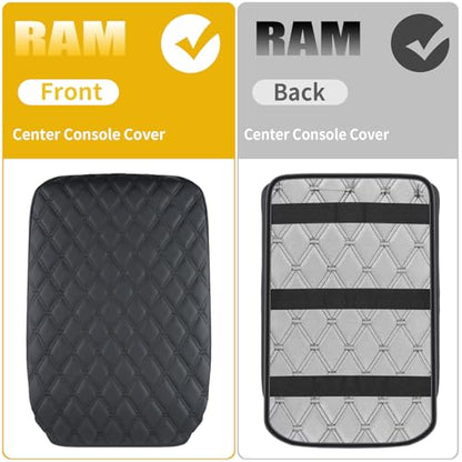 Custom Fit Center Console Cover for Dodge RAM 1500 2500 3500 2002 2003 2004 2005 2006 2007 2008 2009 2010 2011 2012 with Jump Seat