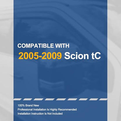 2PCS Tape On Window Visors for 2005 (2 Count)
