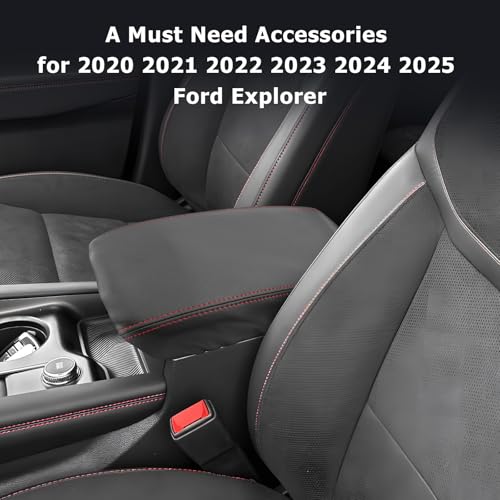 2026 Explorer Center Console Cover Compatible with 2020 2021 2022 2023 2024 2025 2026 Explorer Active