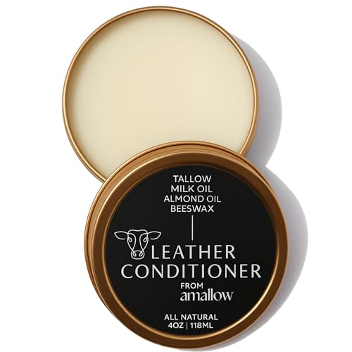 All Natural Leather Conditioner Balm (4 Fl Oz)