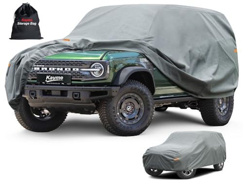 Waterproof Heavy Duty Car Cover Custom Fit Ford Bronco 4 Door