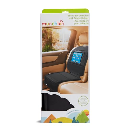 Car Seat Cover with Tablet Holder for Under Baby Car Seats and Toddler Booster Seats