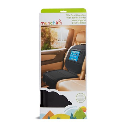 Car Seat Cover with Tablet Holder for Under Baby Car Seats and Toddler Booster Seats