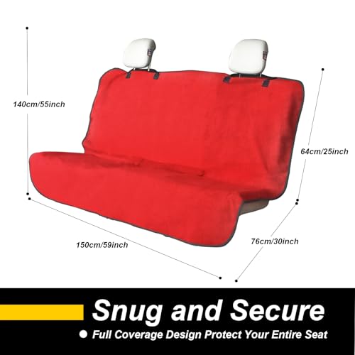 Back Seat Cover for Car Trucks Van SUV Jeep