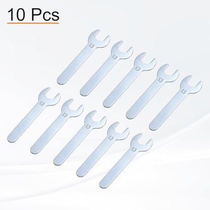 10pcs Small Wrench Open End Wrench 13x87x2mm Metric U (10 Count)