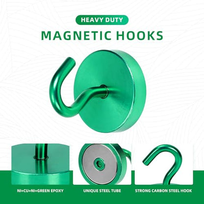 Magnetic Hooks Steel Tube Design for Cruise (10 Count)