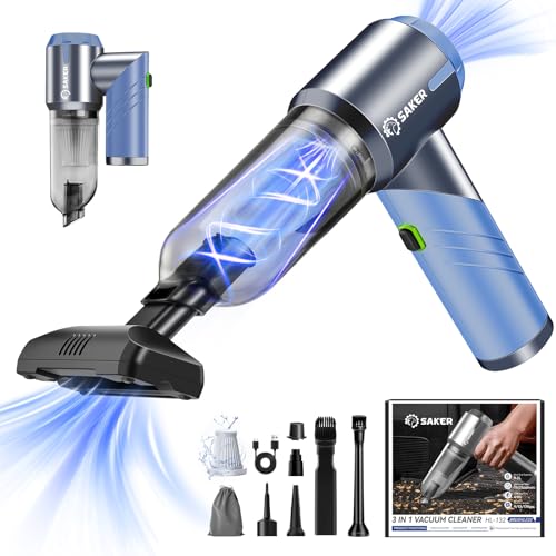 Handheld Car Vacuum Portable Cordless17000Pa HL132 Blue