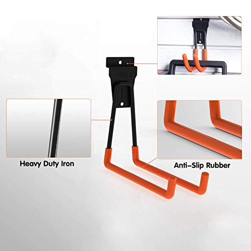 Slatwall Hooks Slatwall Accessories Utility Hooks Garage Storage Tool Organizer Large Heavy Duty Garage Panels Hooks for Ladders Bulk Items