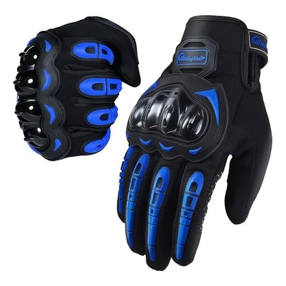 Motorcycle Gloves for Men and Women Touchscreen Guantes Para Motocicleta Hombre for Powersports BMX ATV MTB Motocross Scooter Dirt Bike Riding Gloves Motorcycle Mens Helmets Accessories