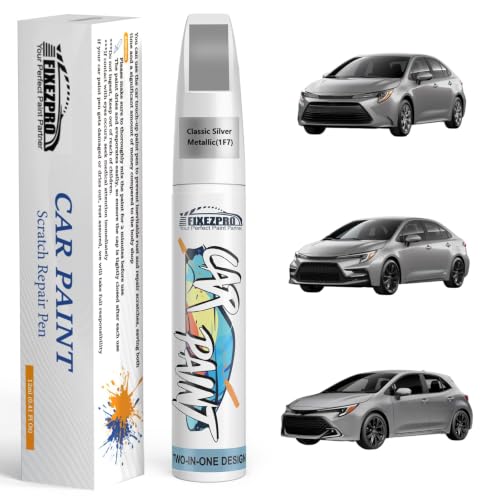 1F7 Classic Silver Metallic Car Touch Up Paint for Toyota