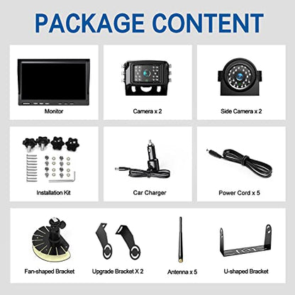 10'' 1080P Wireless Backup Camera System