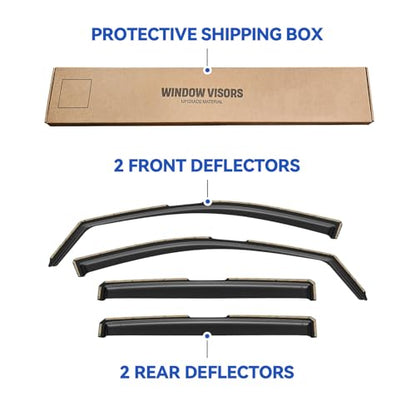 in Channel Window Visors Rain Guards for 2019