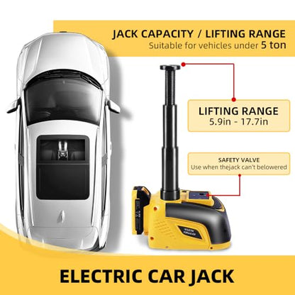 Electric Car Jack 5 Ton 18V Hydraulic