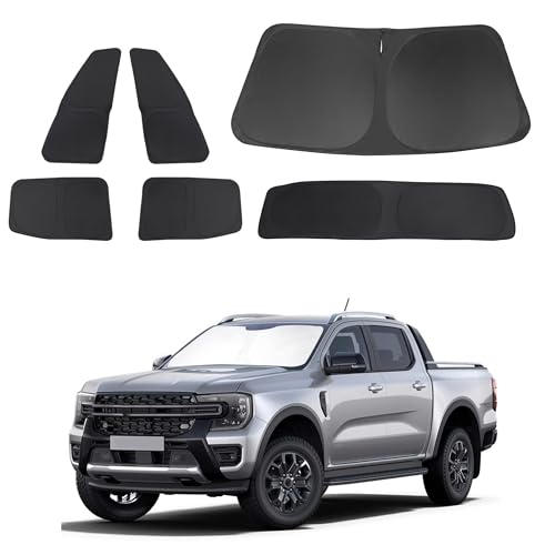 Window Shades for Ford Ranger 2019 (6 Count)