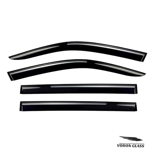 Tape on Extra Durable Rain Guards for Toyota Highlander 2014