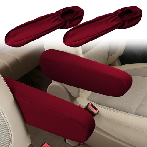 2PC Car Front Seat Armrest Covers