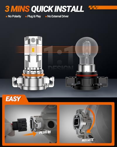 2504 LED Fog Light Bulbs