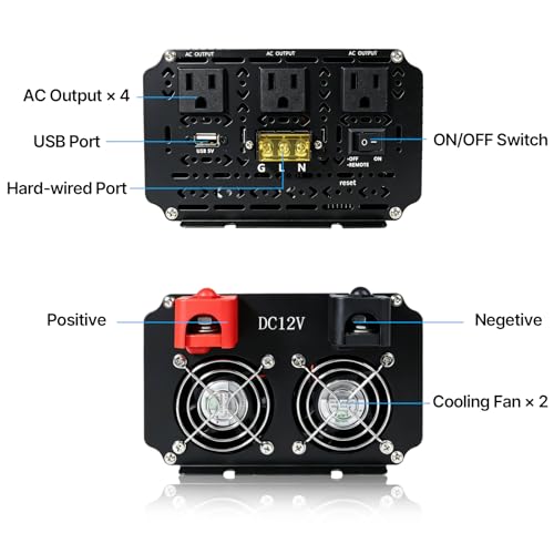 5000 Watt Power Inverter 12V to 110V
