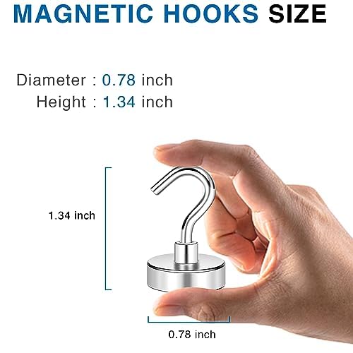 Magnetic Hooks (25 Count)