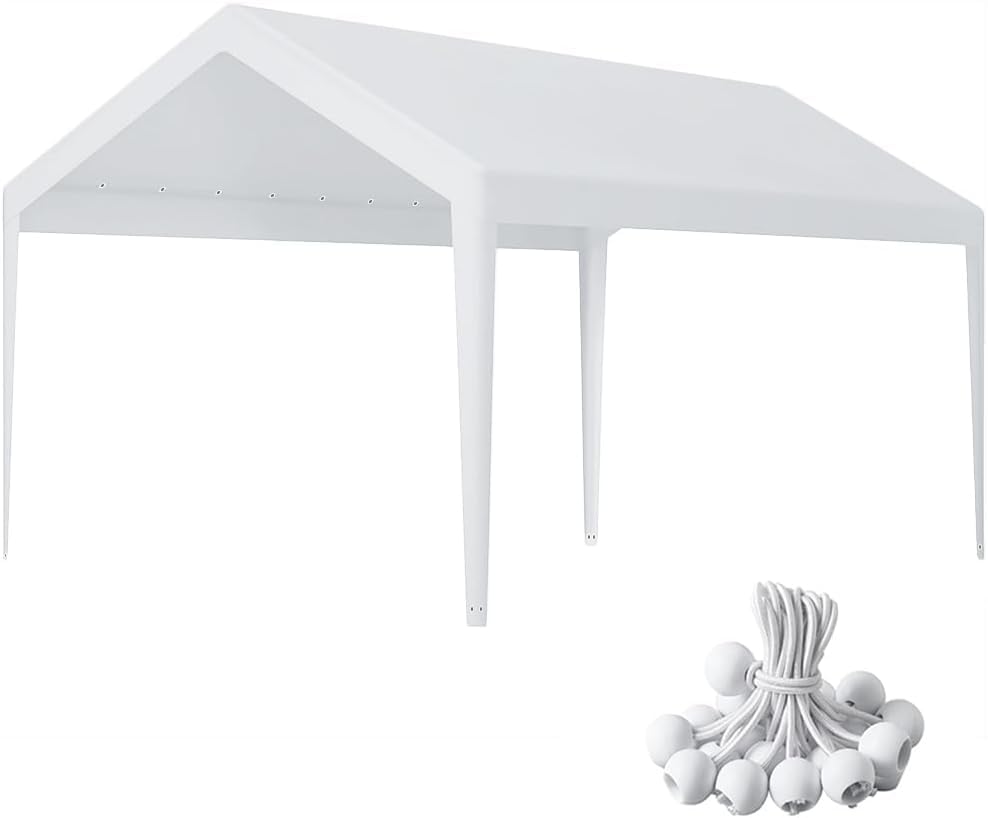 10 x 20 FT Carport Replacement Cover (192 Ounce)