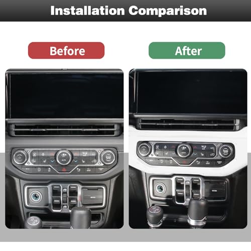 for JL Center Console Headlight Air Conditioning Control Panel & Co