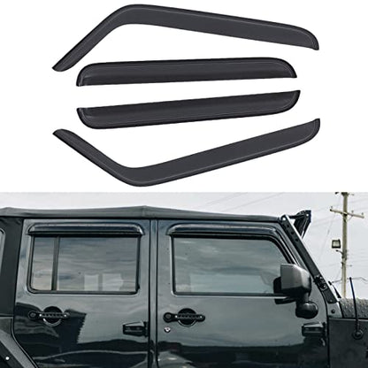 4pcs Window Visors Rain Guards for 2007 (4 Count)