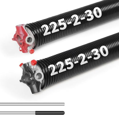 Pair of 2" Garage Door Torsion Springs 0.225X2"X30"