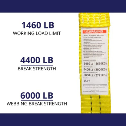 Ratchet Tie Down Straps (10 Count)