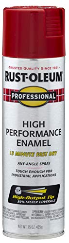 Professional High Performance Gloss Safety Red Spray Paint (15 Ounce)