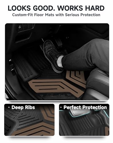 Premium Color TPE Floor Mats Custom Fit for Honda CR