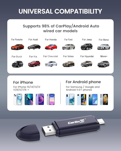 Mini SE Pro Wireless CarPlay & Android Auto Adapter