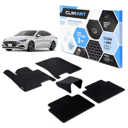 All Weather Car Floor Mats Compatible with Hyundai Sonata 2020