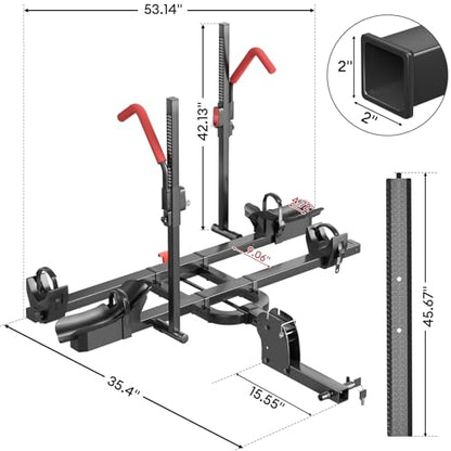 Hitch 2 EBike Rack with Ramp