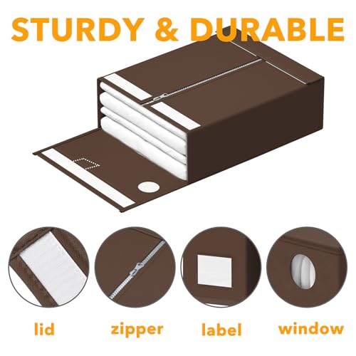 9 Pack Bed Sheet Organizers and Storage (9 Count)