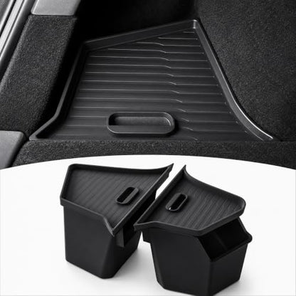 Rear Trunk Storage Bins with Lids for 2025 (2 Count)