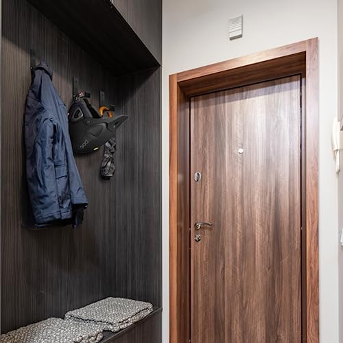Folding Coat Hooks 6pcs Foldable Hook Wall Mounted for Hanging Coat