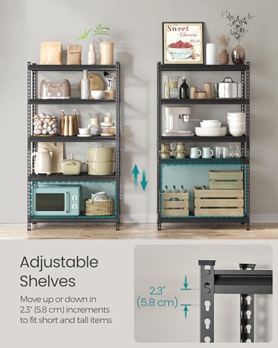 5 Tier Steel Storage Shelves