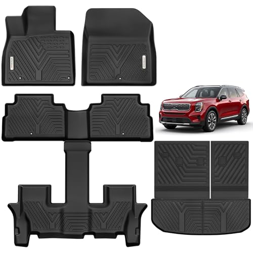 All Weather Floor Mats for Kia Telluride 2025