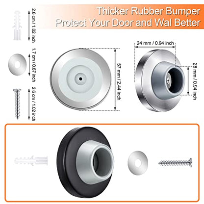 Door Stopper Wall Bumper Flush Mount Protector